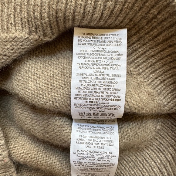 Boden Gray Pink Wool Blend Fair Isle Sweater Knit Christmas Girls 3-4 - Picture 7 of 9